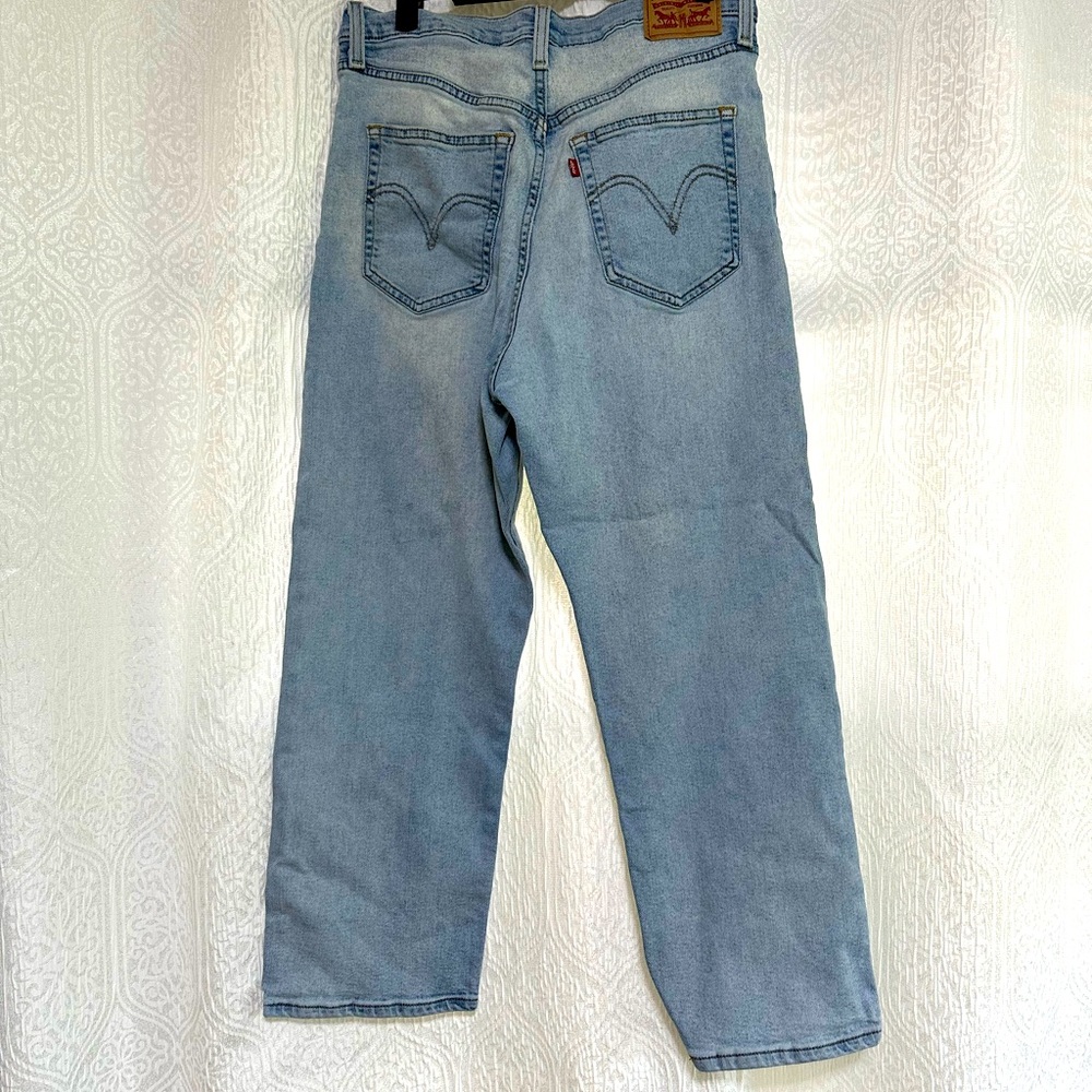 Levi Ribcage straight ankle jeans
